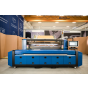 On demand, custom sized box production machine for low to medium productivity (>4boxes/min)
